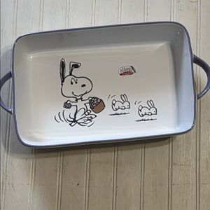 Peanuts Snoopy Baking Dish with Handles